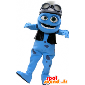 Crazy Frog maskotti, kuuluisa clip hirviö - Hirviö maskotteja - MASFR031230 - SpotSound.fr