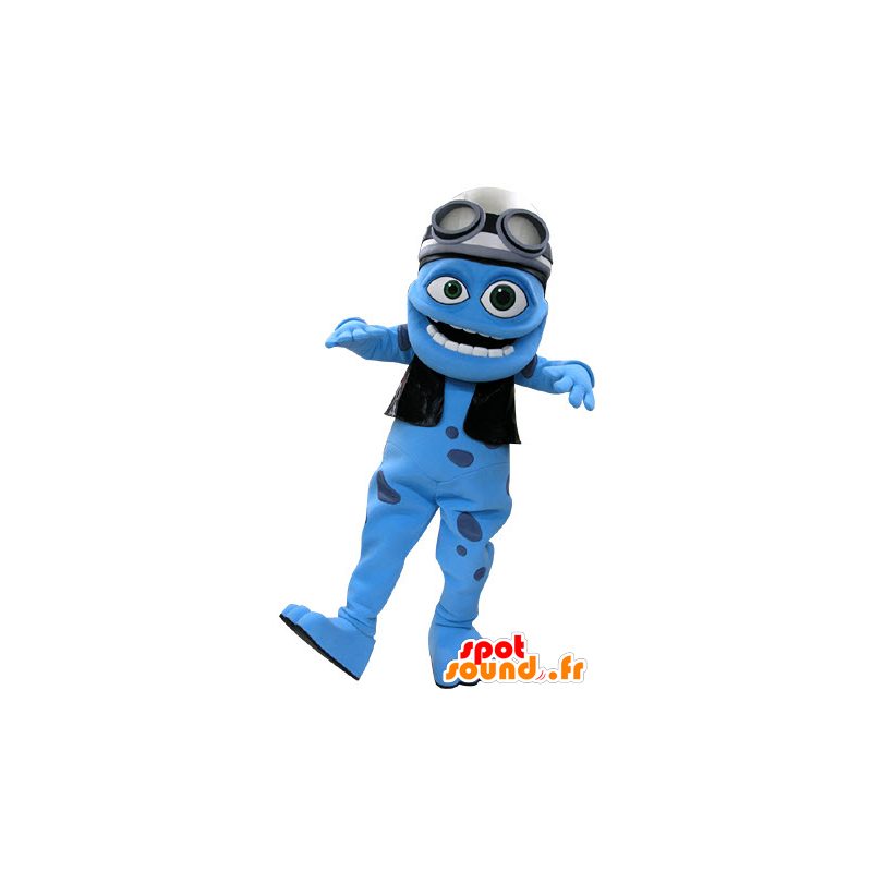 Crazy Frog maskotti, kuuluisa clip hirviö - Hirviö maskotteja - MASFR031230 - SpotSound.fr