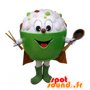 Maskot mísy plné asijskou kuchyní - MASFR031236 - Maskoti objekty