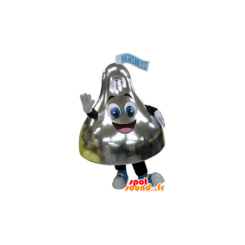 Mascot formet Golden Bell, veldig smilende - MASFR031239 - Maskoter gjenstander