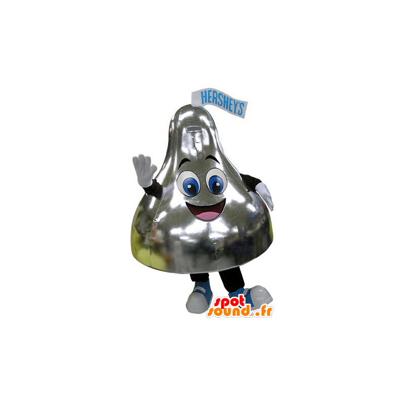Mascot muotoinen Golden Bell, hyvin hymyilevä - MASFR031239 - Mascottes d'objets