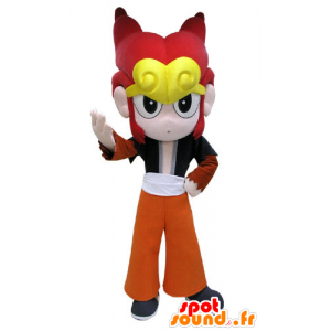 Futuristische karakter mascotte. Mascot video game - MASFR031242 - Celebrities Mascottes