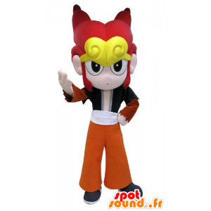 Mascote caráter futurista. vídeo game Mascot - MASFR031242 - Celebridades Mascotes