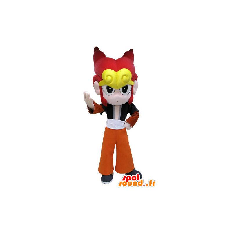 Futuristische karakter mascotte. Mascot video game - MASFR031242 - Celebrities Mascottes