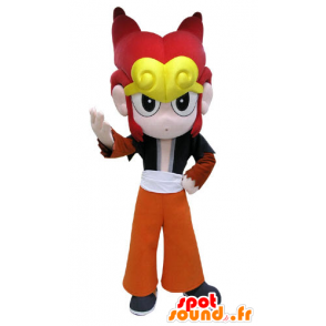 Futuristische karakter mascotte. Mascot video game - MASFR031242 - Celebrities Mascottes