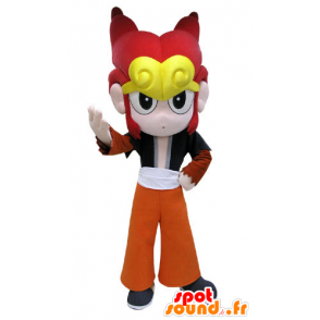 Mascote caráter futurista. vídeo game Mascot - MASFR031242 - Celebridades Mascotes