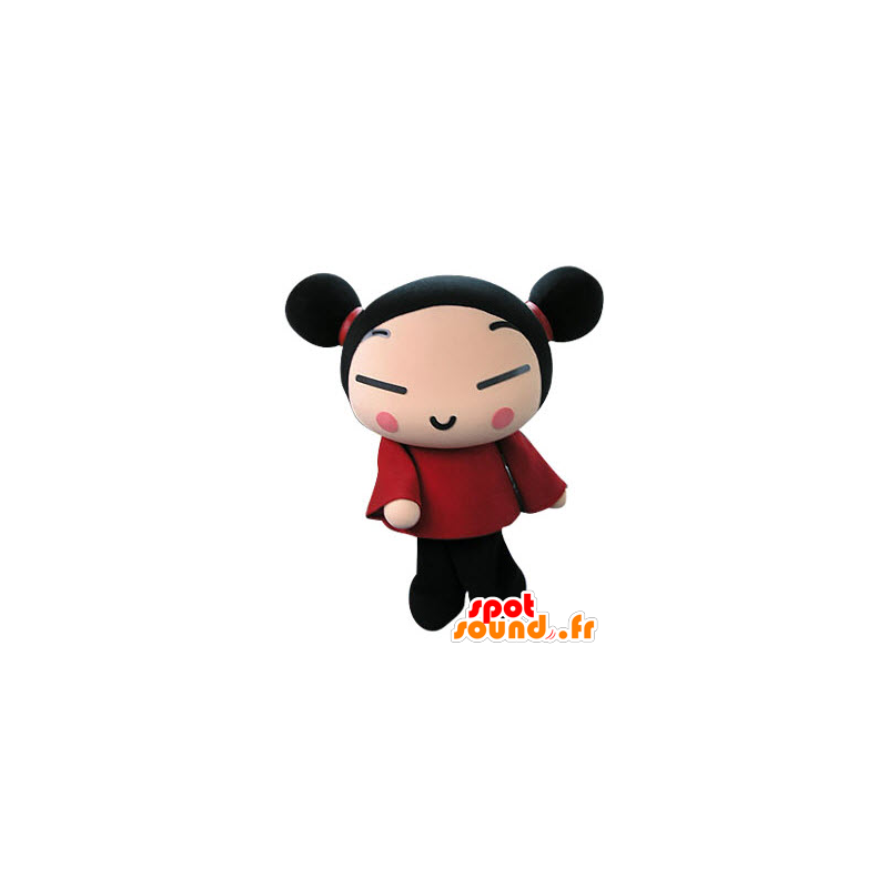 Boneca da mascote, caráter asiático - MASFR031243 - Celebridades Mascotes