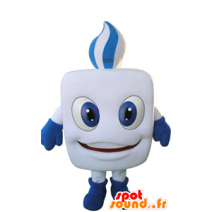 Vit tandmaskot, tuggummi - Spotsound maskot