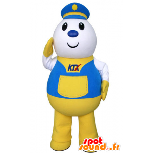 Mascot factor, de levering jongen, gekleed in uniform ros - MASFR031313 - man Mascottes