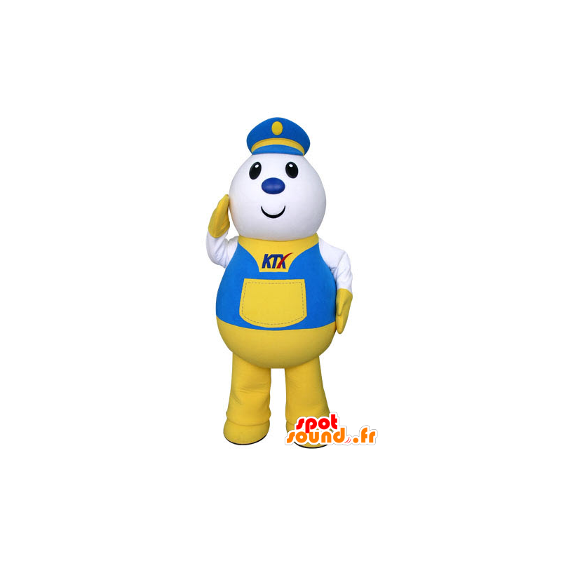 Mascot factor, de levering jongen, gekleed in uniform ros - MASFR031313 - man Mascottes