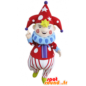 Clown maskot, cirkus karakter, viser - Spotsound maskot kostume