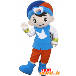 Mascot kleine jongen gekleed in kleurrijke oosterse kleding - MASFR031328 - Mascottes Boys and Girls