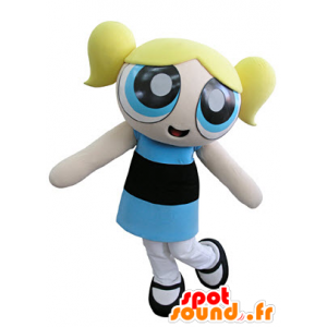 Mascot Powerpuff Mädchen, blonde Mädchen, Superheld - MASFR031330 - Maskottchen-jungen und Mädchen