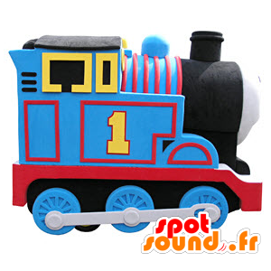 Mascot Thomas, de beroemde trein cartoon - MASFR031332 - Celebrities Mascottes