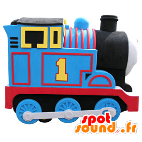 Mascot Thomas, de beroemde trein cartoon - MASFR031332 - Celebrities Mascottes