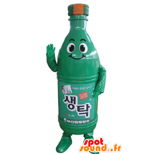Drick maskot. Grön flaskmaskot - Spotsound maskot