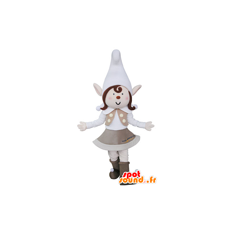 Mascot Lutine, com orelhas pontudas e um chapéu - MASFR031362 - Mascotes não classificados
