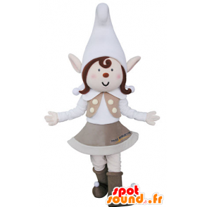 Mascot Lutine, com orelhas pontudas e um chapéu - MASFR031362 - Mascotes não classificados