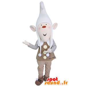 Leprechaun maskot med spidse ører og en hue - Spotsound maskot