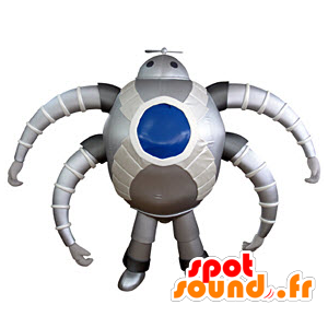 Robotmaskot, futuristisk edderkop - Spotsound maskot kostume