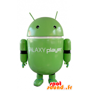 Mascote robô verde. mascote Android - MASFR031385 - Mascotes não classificados