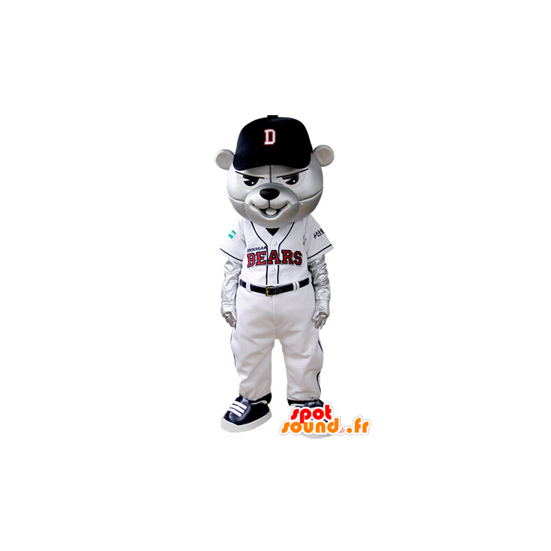 Grizzlies Maskottchen im Baseball-Outfit - MASFR031393 - Bär Maskottchen