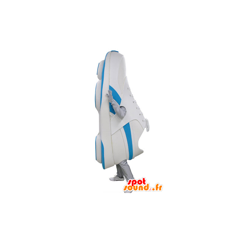 Mascot blue and white shoe. Mascot Basketball - MASFR031397 - Mascots of objects