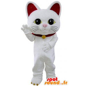 Mascotte de Maneki-neko, du célèbre chat porte bonheur - MASFR031400 - Mascottes de chat