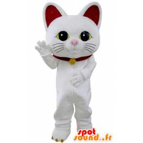 Mascotte de Maneki-neko, du célèbre chat porte bonheur - MASFR031400 - Mascottes de chat