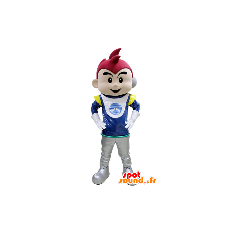 Menino Mascot realizada astronauta - MASFR031407 - Mascotes Boys and Girls