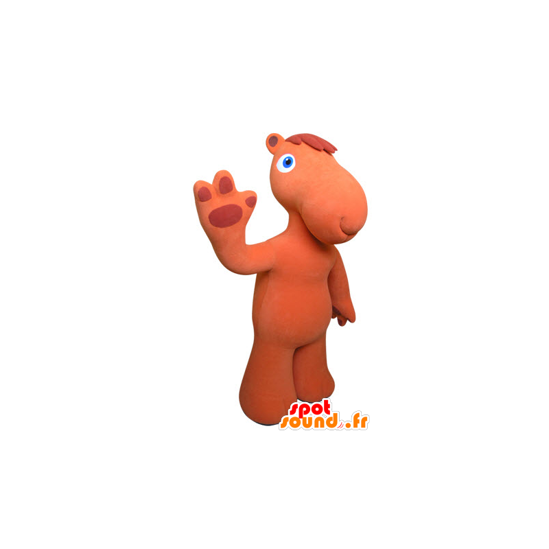 Camel Maskottchen Orange mit blauen Augen - MASFR031418 - Tierische Maskottchen Camel Maskottchen Orange mit blauen Augen - MASFR031418 - Tierische Maskottchen