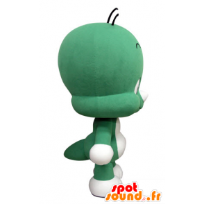 Maskot malý zelený a bílý muž, roztomilý a zábavný - MASFR031419 - Man Maskoti
