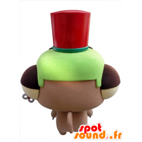 Maki mascotte met grote gele ogen - MASFR031433 - Niet-ingedeelde Mascottes