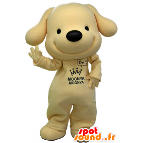 La mascota del perro amarillo y negro, muy sonriente - MASFR031473 - Mascotas perro