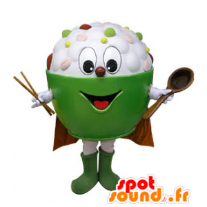 Maskot miska s obilovin a mléka - MASFR031478 - Maskoti objekty