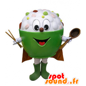 Mascot bowl with cereal and milk - MASFR031478 - Mascots of objects