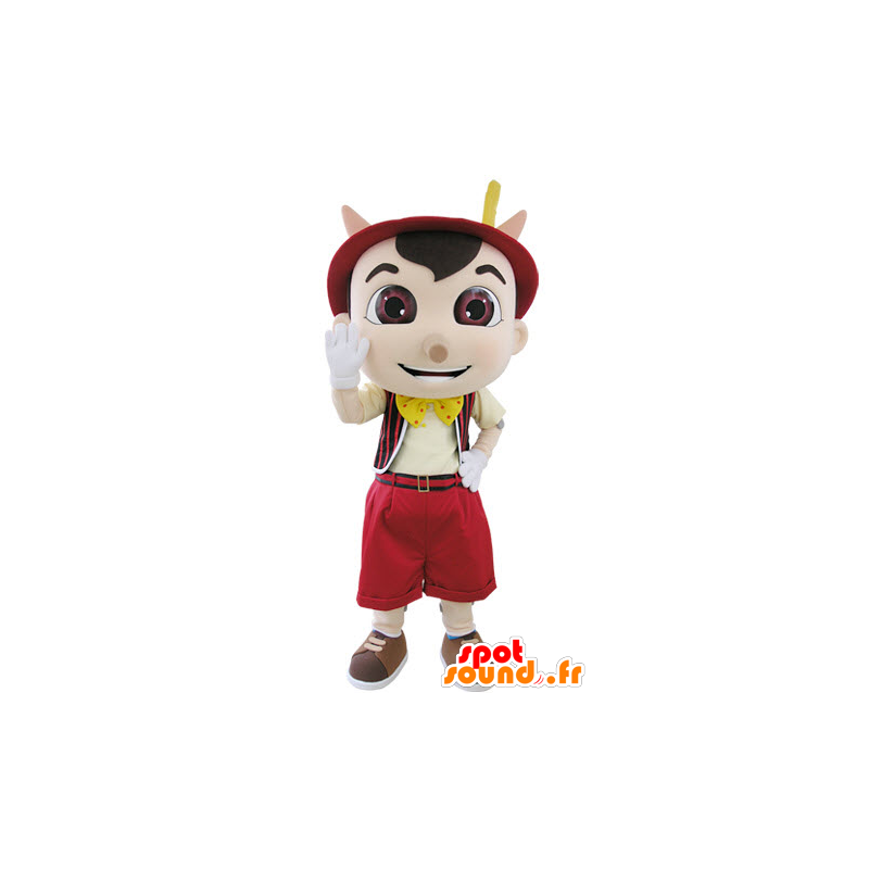 Mascot Pinocchio berühmte Puppe Karikatur - MASFR031509 - Maskottchen Pinocchio