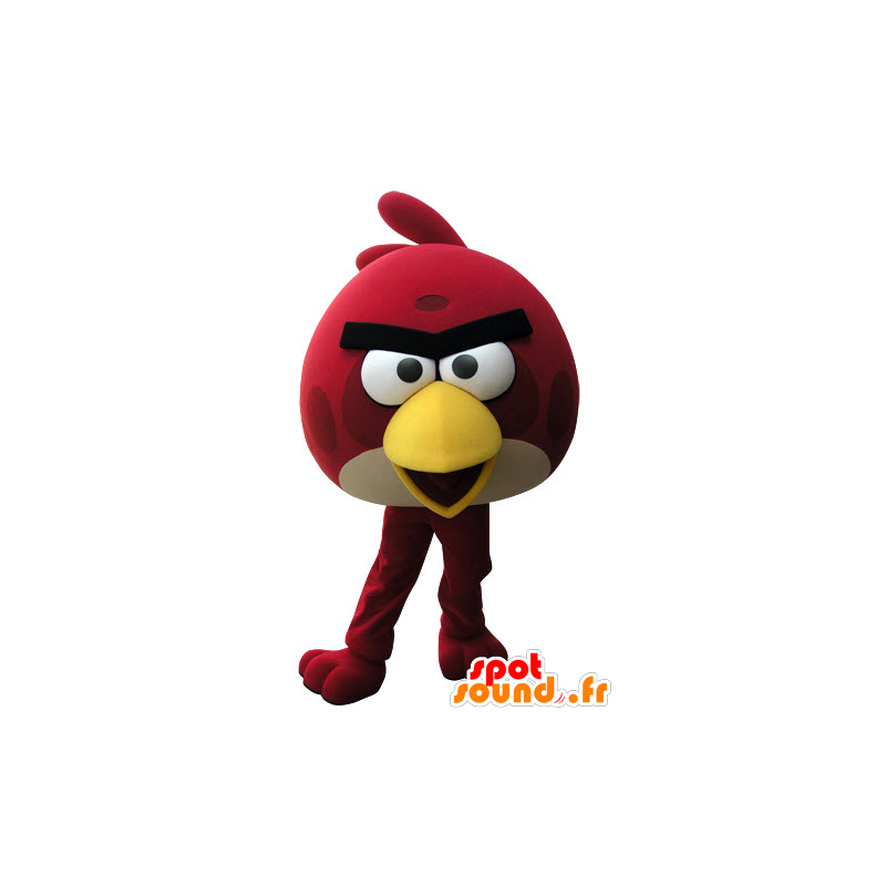 Mascot of red and yellow bird of the game Angry Birds - MASFR031517 - Mascot of birds