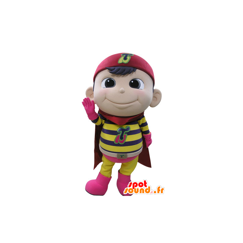 Mascot lapsi pukeutunut supersankari - MASFR031519 - Mascottes Enfant