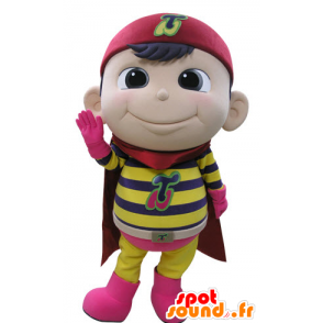 Mascot lapsi pukeutunut supersankari - MASFR031519 - Mascottes Enfant