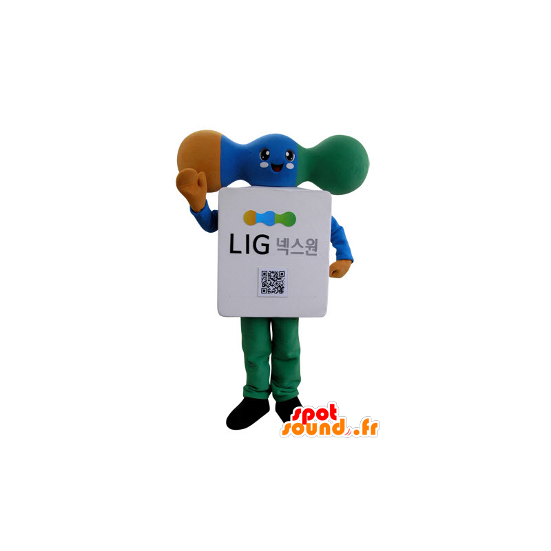 Modem maskot, elektronisk komponent - MASFR031523 - Maskoter gjenstander