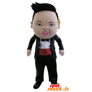 Maskot Asiat vypadat zle - MASFR031526 - Man Maskoti