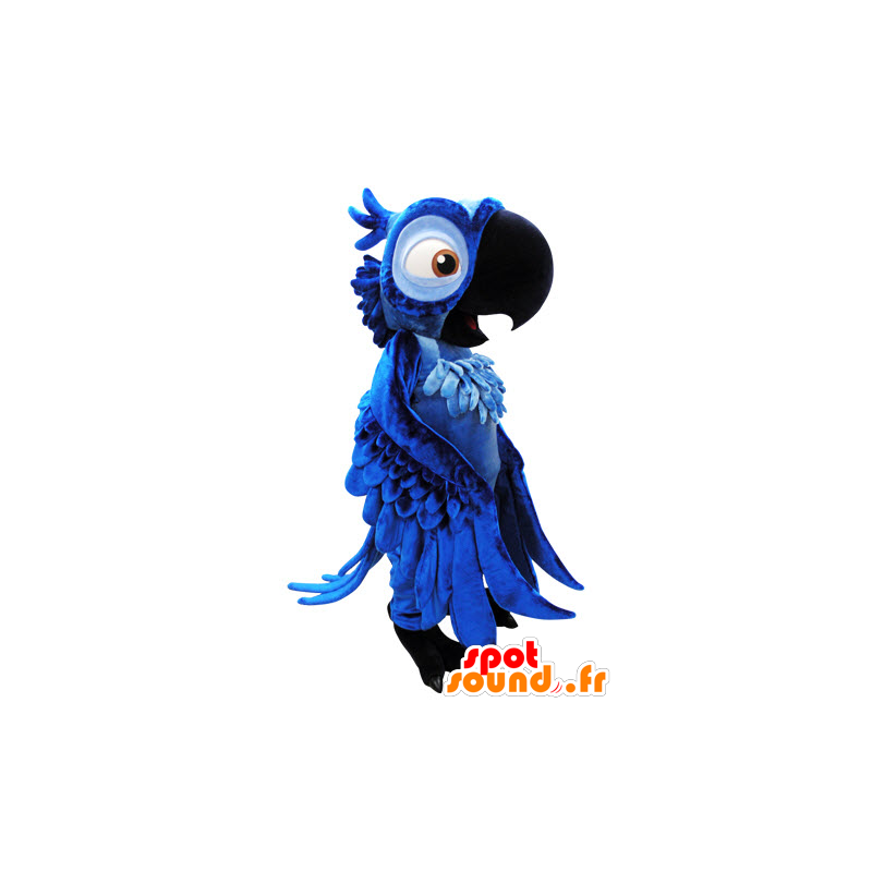 Mascot Blu famoso azul papagaio dos desenhos animados desenho Rio - MASFR031527 - mascotes papagaios Mascot Blu famoso azul papagaio dos desenhos animados desenho Rio - MASFR031527 - mascotes papagaios