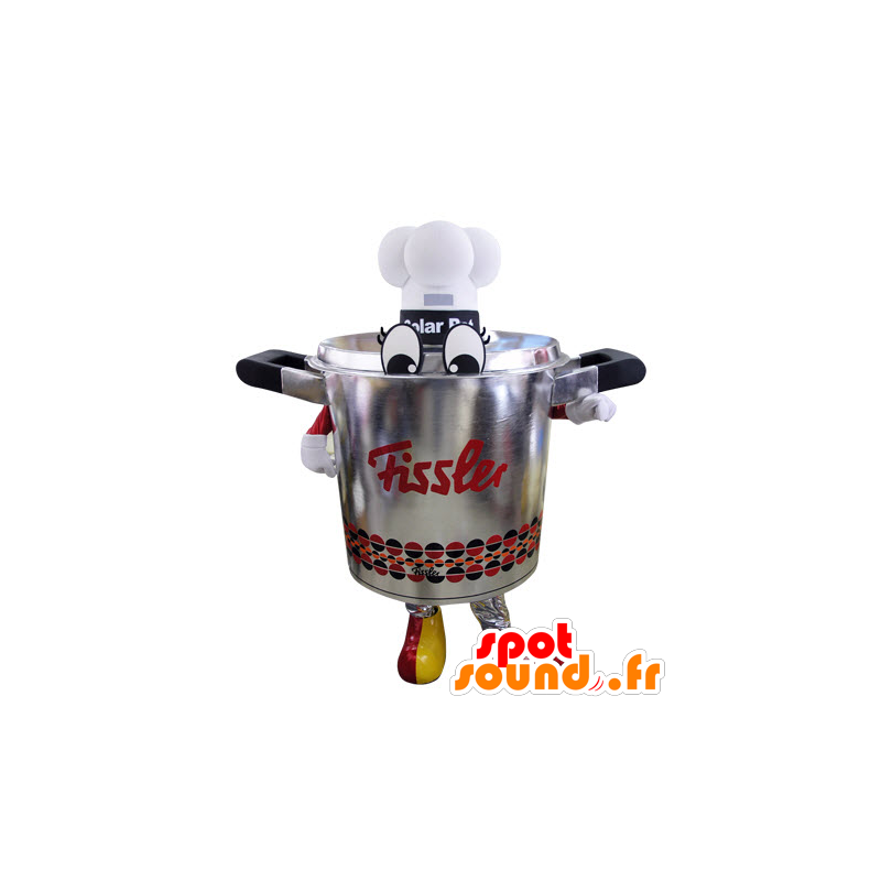 Mascot Dichtung Champagner, riesige Edelstahl Farbe cuiseuse - MASFR031531 - Maskottchen von Objekten