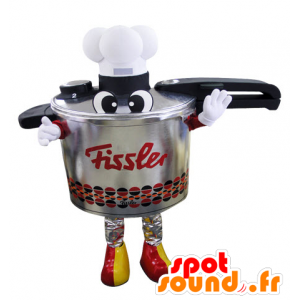 Mascot Dampfkochtopf. Küche Maskottchen - MASFR031532 - Maskottchen von Objekten