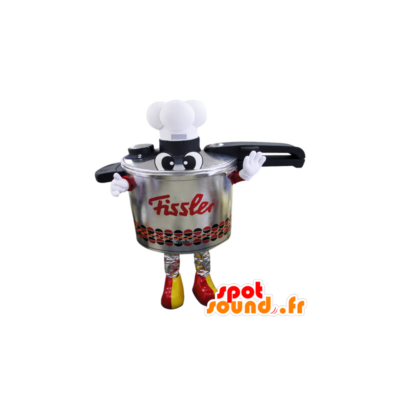 Mascotte de cocotte minute. Mascotte de cuisine - MASFR031532 - Mascottes d'objets