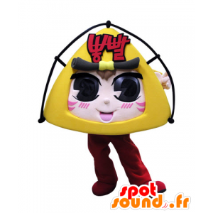 Reus samurai hoofd mascotte. cake mascotte aperitief - MASFR031554 - mascottes gebak