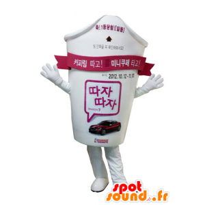 Mascotte de gobelet en carton. Mascotte de boisson - MASFR031559 - Mascottes d'objets