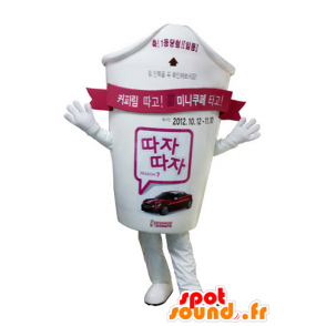 Paper cup mascot. drink mascot - MASFR031559 - Mascots of objects