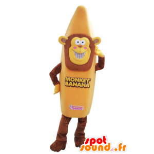 Abe maskot forklædt som en banan. Banan maskot - Spotsound